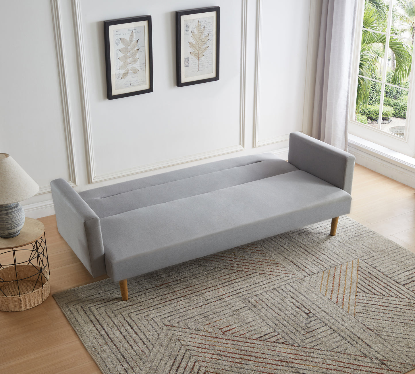 Sofá Cama Sara - Lino Gris