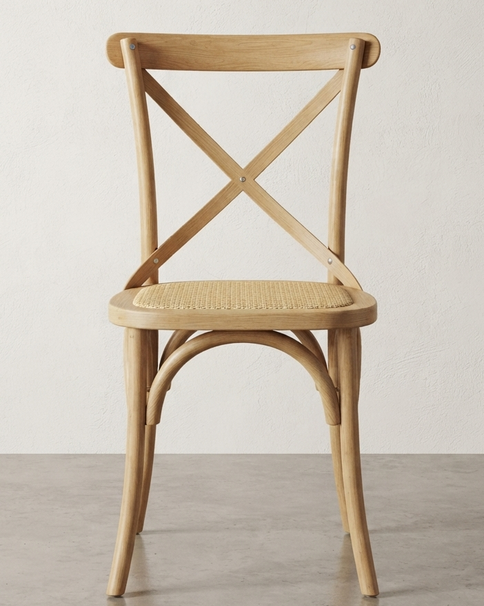 COMEDOR MARMOL 100CM + 4 SITIAL CROSSBACK
