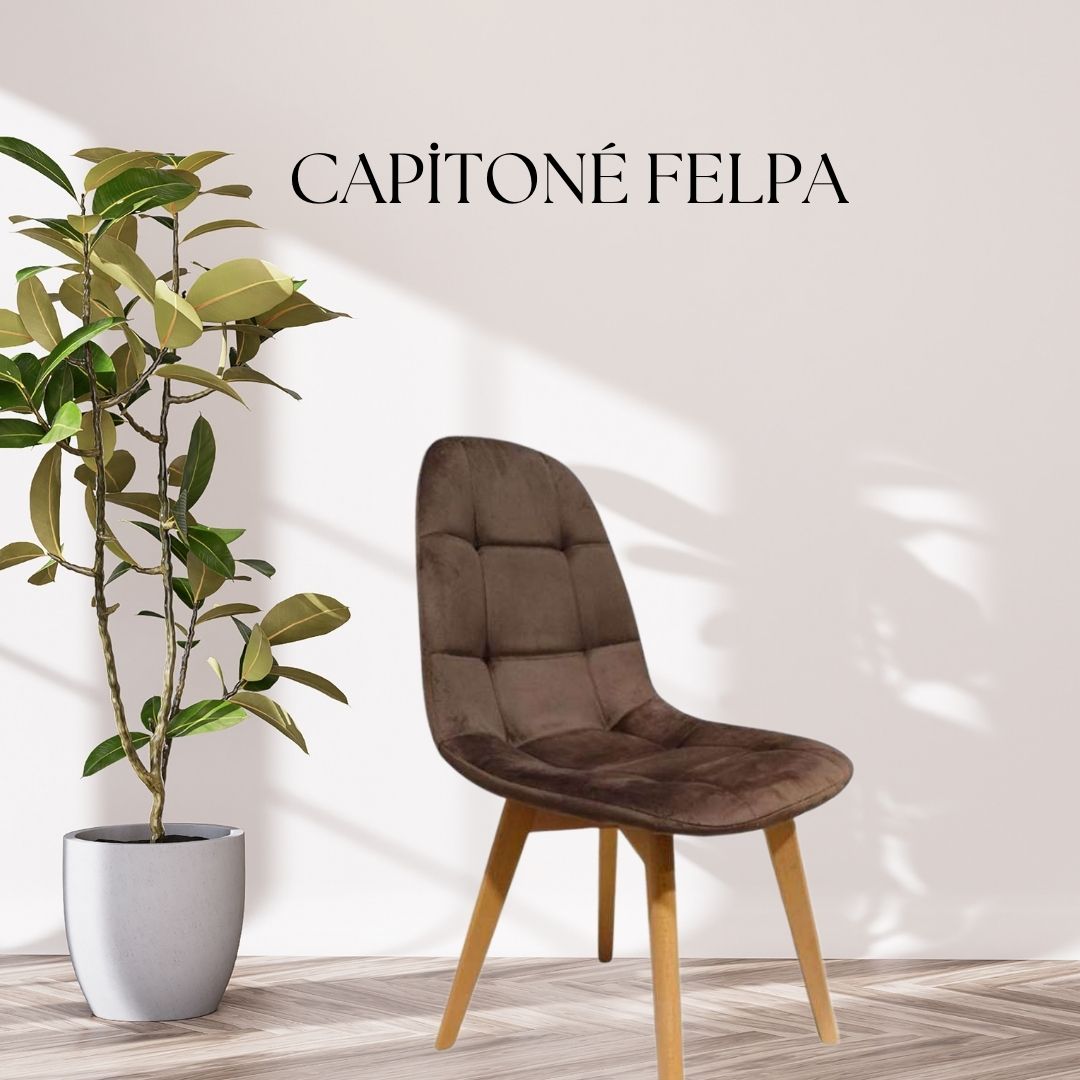 SILLA BUCKLE CAPITONE FELPA