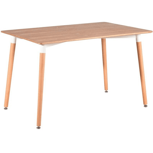 Mesa Rectangular MDF 120x80 cm Color Madera