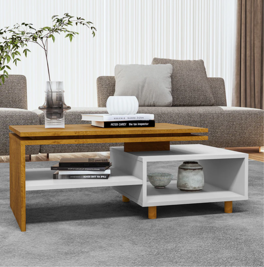 Mesa de centro blanco