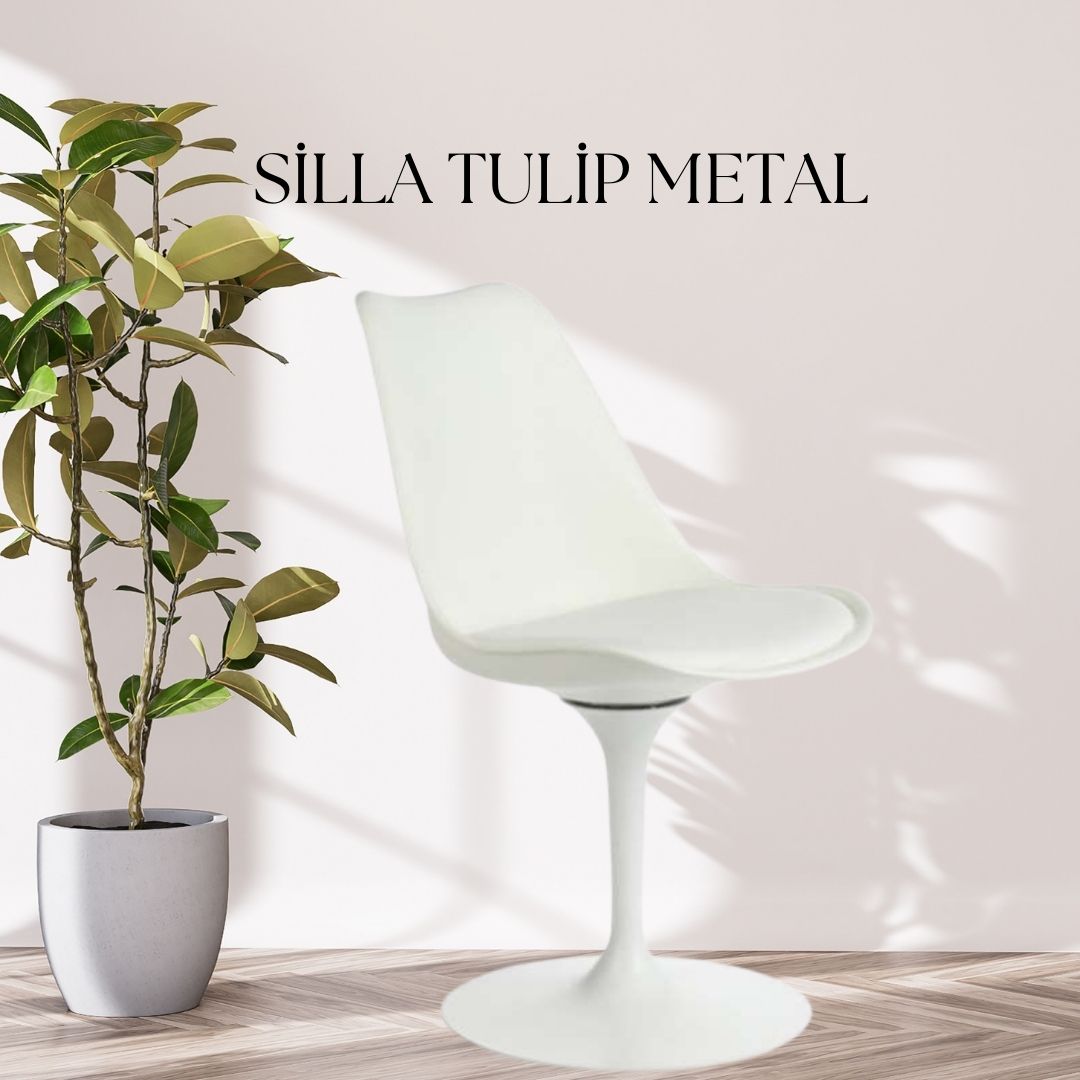 Silla tulip metal