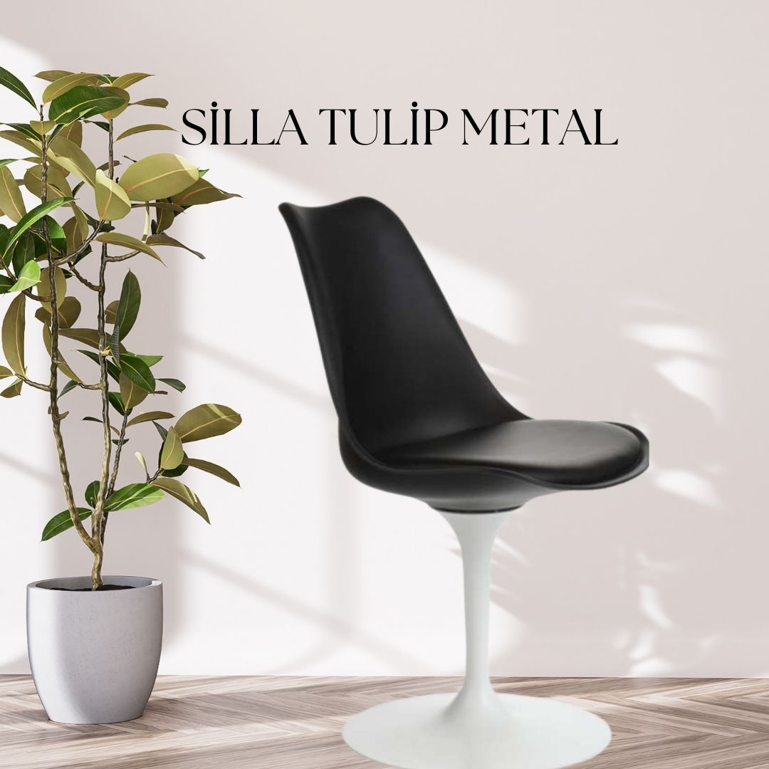 Silla tulip metal