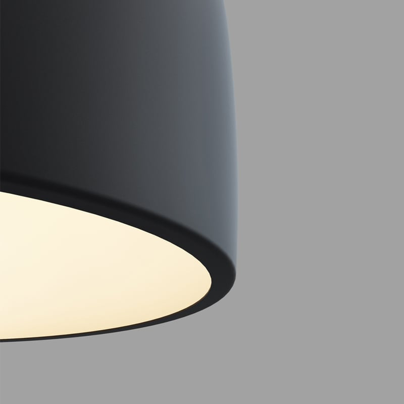 Luces de techo triples de metal modernas