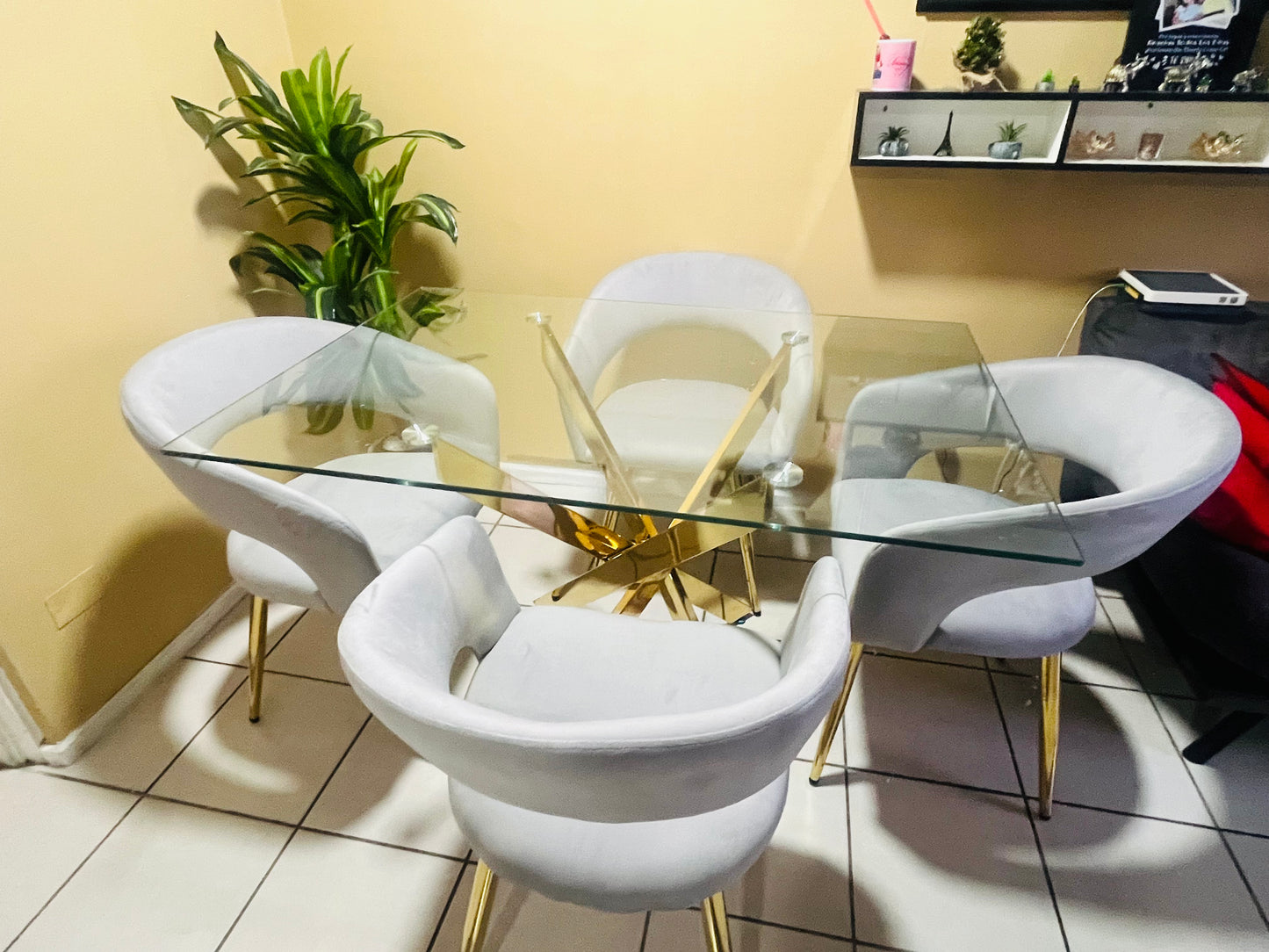 Comedor DUBAI 120x80cm + SITIAL SIENA