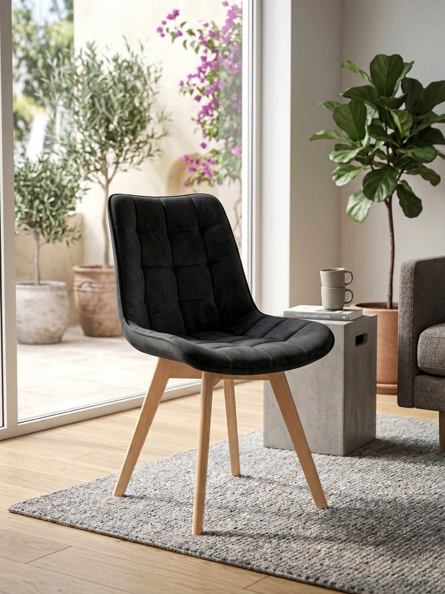 Silla Capitone Patas TONO MADERA