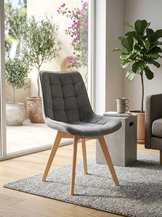 Silla Capitone Patas TONO MADERA