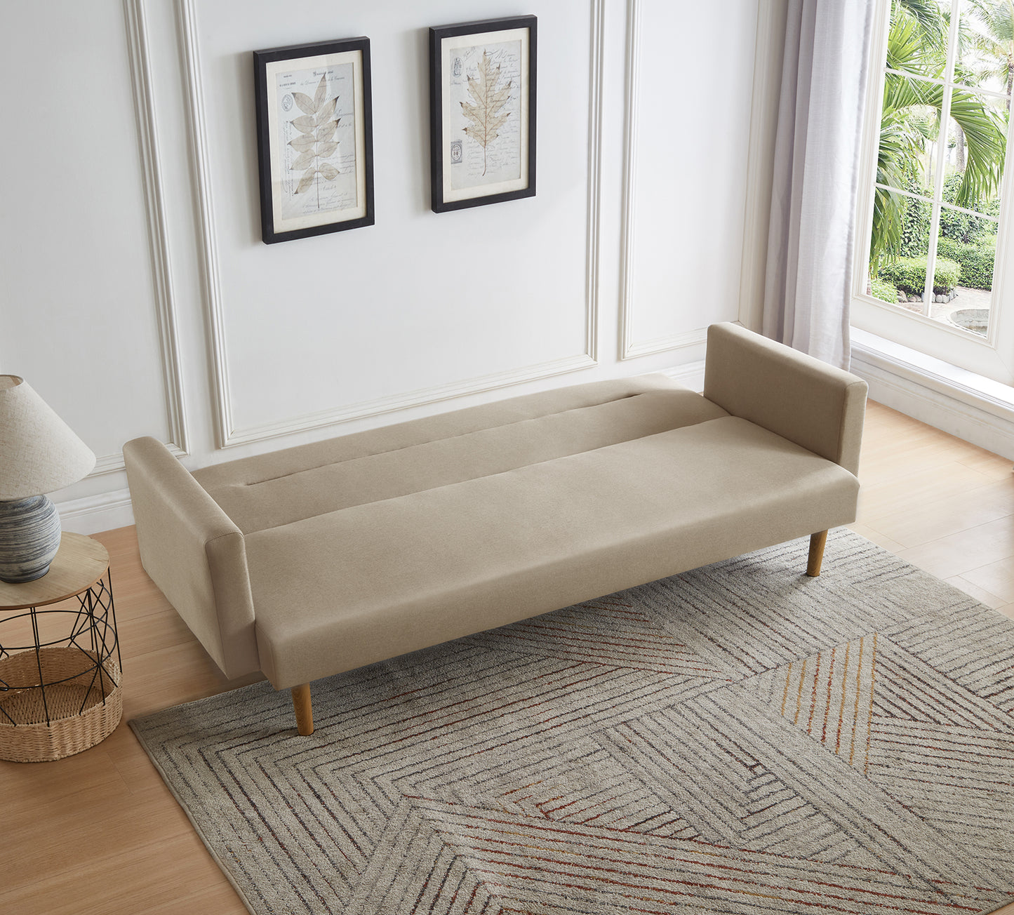 Sofá Cama Sara - Lino Beige