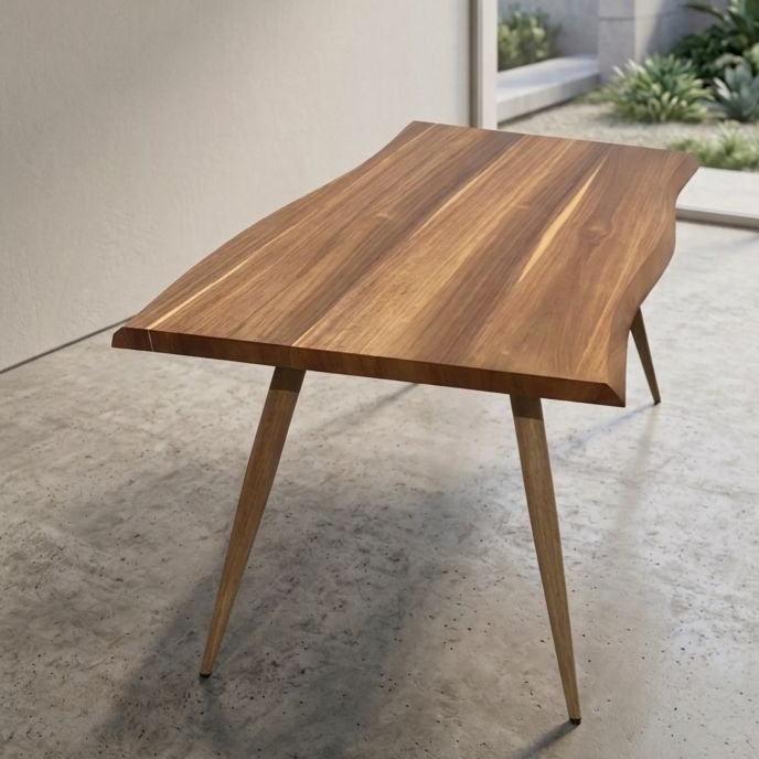 Mesa Sur Rustica X Base Madera