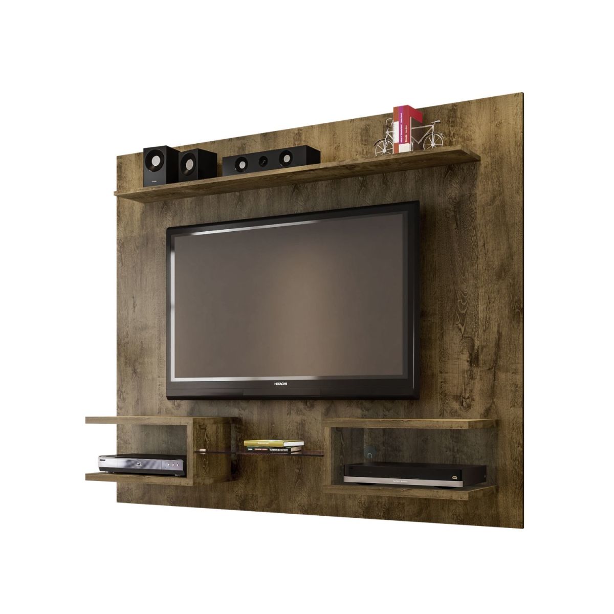 Panel Rack Tv 55" Atlas Rústico