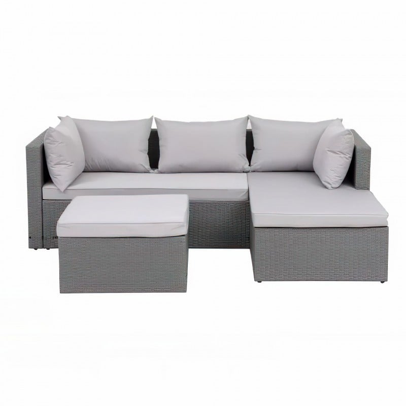 Juego de terraza Tolum Gris