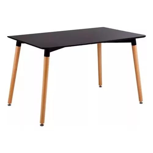 Mesa Rectangular MDF 120x80 cm Color Negro