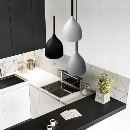 Luces de techo triples de metal modernas