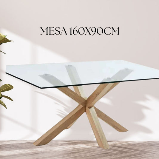 Mesa Madrid Rectangular 160x90 cm