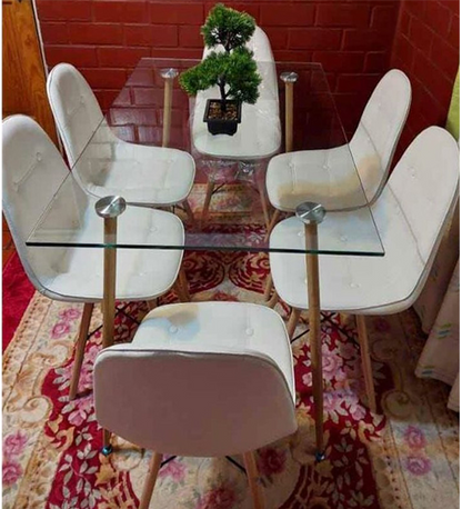 JUEGO COMEDOR 120x80 + SILLAS BUCKLE