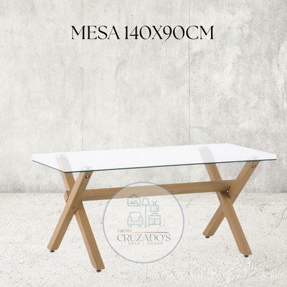 MESA PARA COMEDOR 140X90 x table
