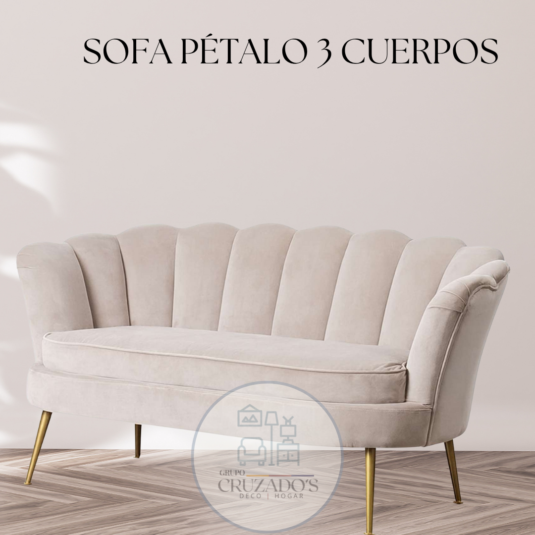 Sofa Pétalo 3 Cuerpos