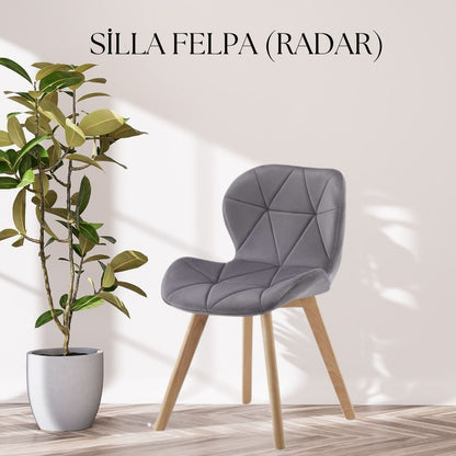 MESA MARMOL 160X90CM + 4 SILLAS FELPA + 2 SITIALES FELPA