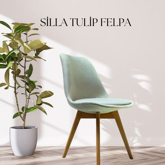 Silla Tulip felpa