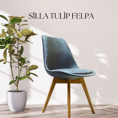 Silla Tulip felpa