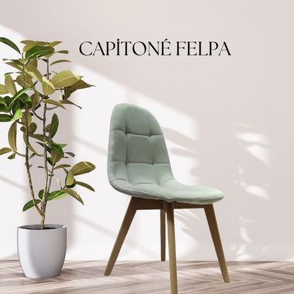 SILLA BUCKLE CAPITONE FELPA