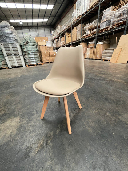 comedor Mesa circular 100 cm + sillas tulip