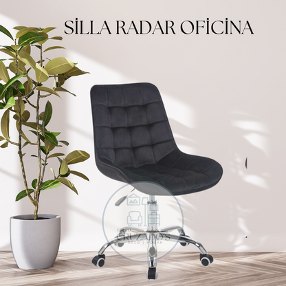 silla capitone felpa escritorio