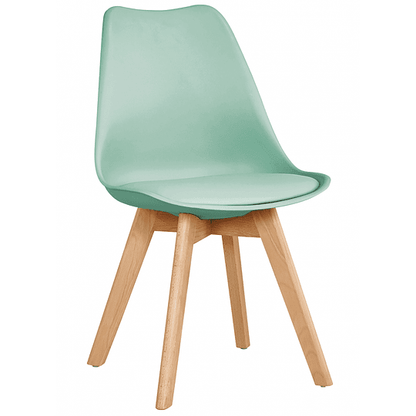 Juego de comedor Mesa 120x80 + sillas tulip