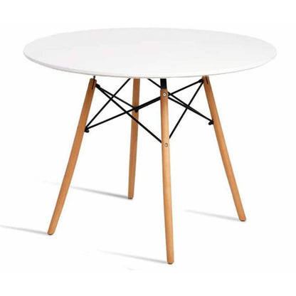 Mesa circular Eames MDF 80 cm
