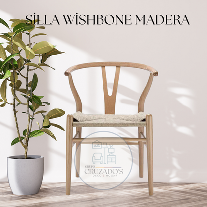Silla Wishbone Madera