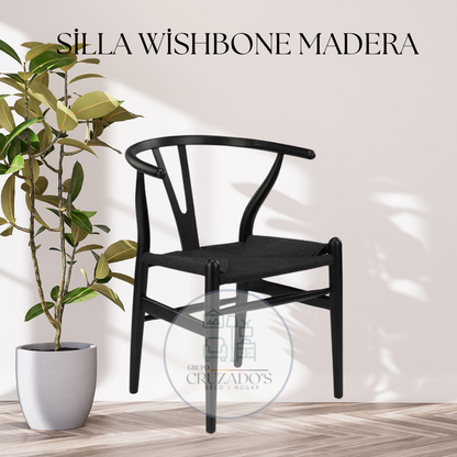 Silla Wishbone Madera