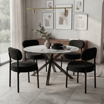 Comedor Circular 120cm + sillas MK