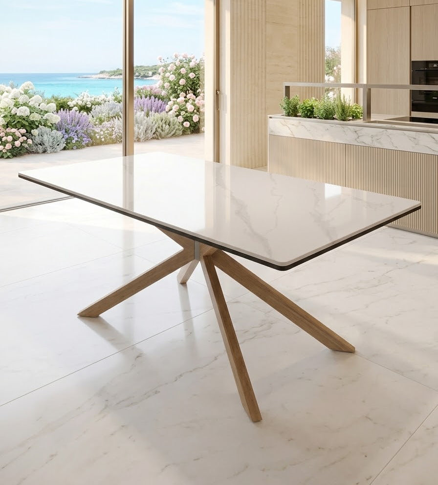 MESA MADRID STONE 140X80CM
