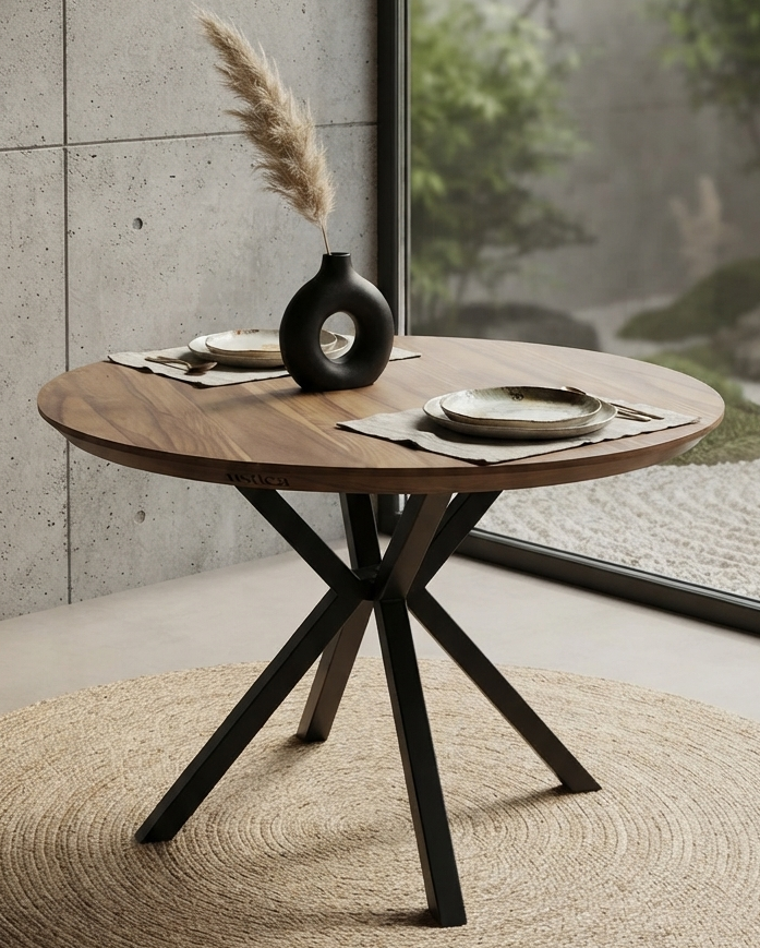 MESA MADRID  MADERA 100cm