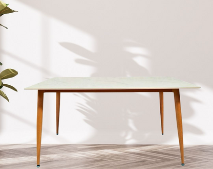 Mesa Rectangular Mármol Blanca 160x90cm