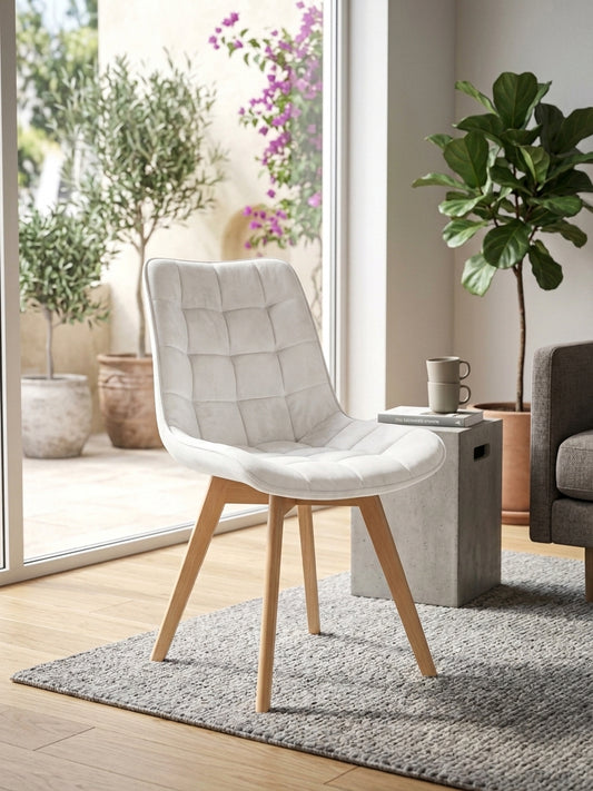 Silla Capitone  Patas TONO MADERA