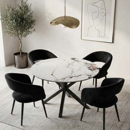 MESA MARMOL 100CM