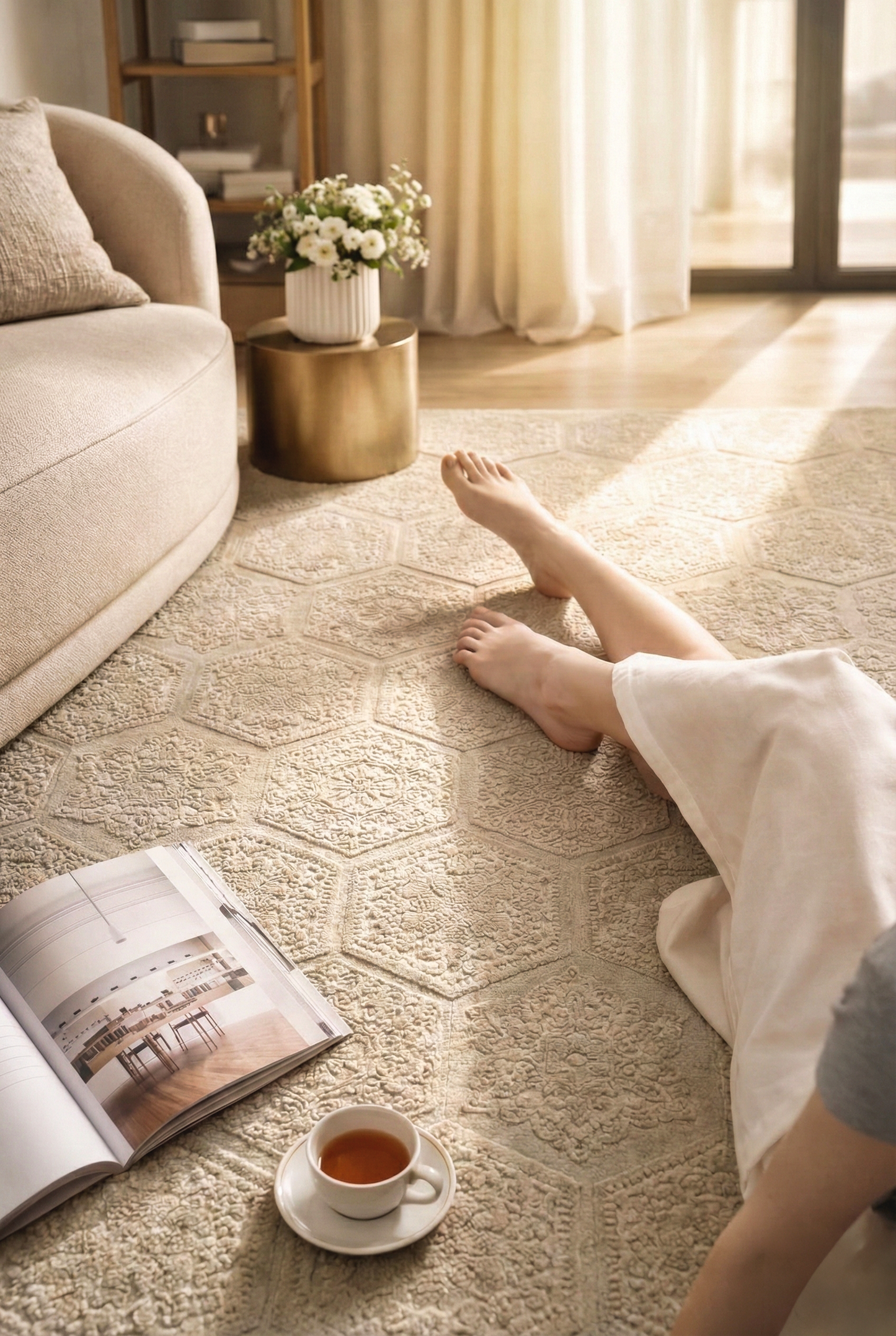 Alfombra Hexa 200x300cm