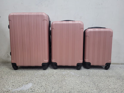 Set de tres maletas ruedas 360/ sistema