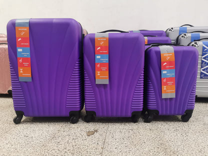 Set de tres maletas ruedas 360/ sistema