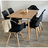 Mesa Rectangular MDF 120x80 cm  Color Madera